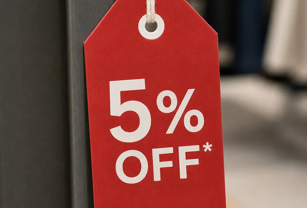 Sign Up and Save 5%
