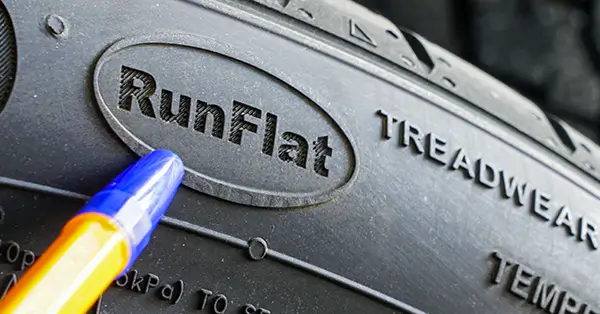 Why does it say "RFT" on my tires?